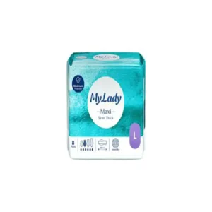 نوار بهداشتی مکسی مای لیدی نیمه ضخیم مشبک بزرگ ۸ عددی