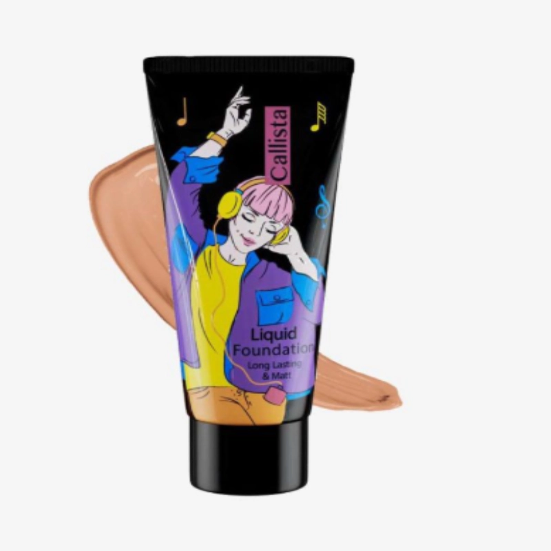 کرم پودر کالیستا لانگ لستینگ و مات بژ عسلی شماره M15