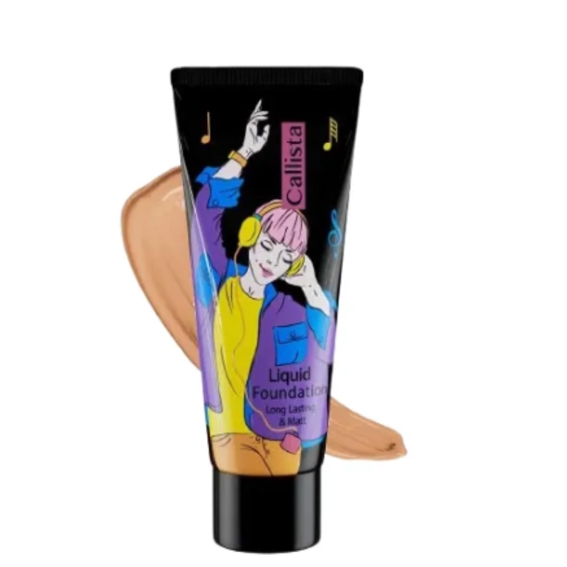 کرم پودر کالیستا لانگ لستینگ و مات هلویی شماره M14