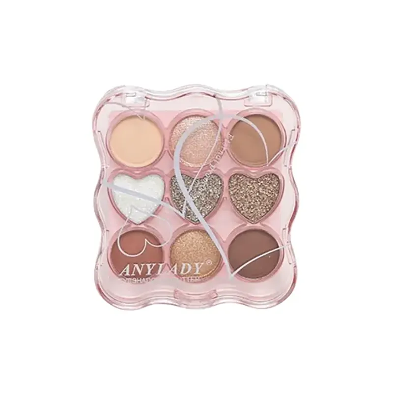 خرید پالت سایه انی لیدی 9 رنگ مدل قلبی کد 02
