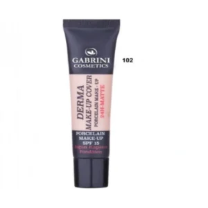 کرم پودر مات گابرینی 24 ساعته Derma شماره 102