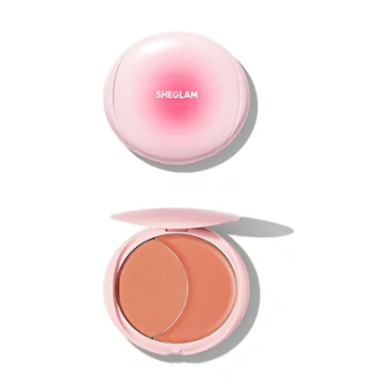 رژ گونه شیگلم مدل کرمی پودری رنگ Peach Juice