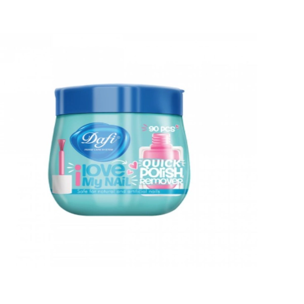 دستمال مرطوب لاک پاک کن دافی قوطی 90 برگی