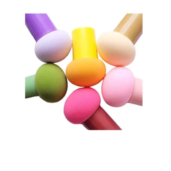 پد اسفنج مدل قارچی دسته دار با رنگ رندوم