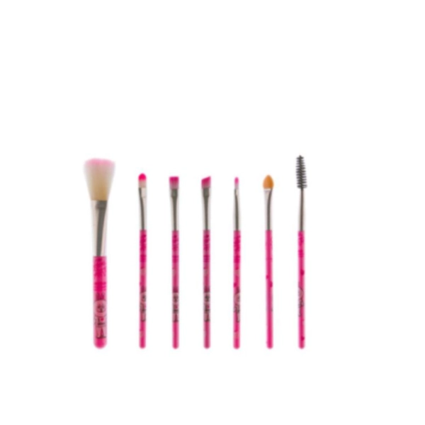 ست براش 7 عددی مدل Sweet Girls رنگ صورتی