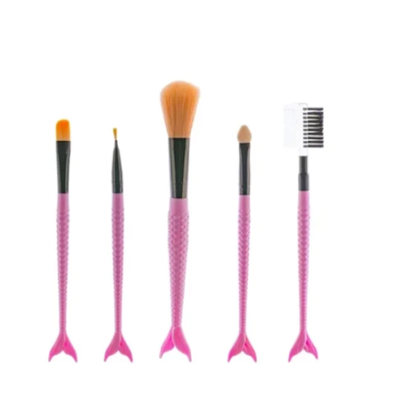 ست براش 5 عددی bozya رنگ یاسی