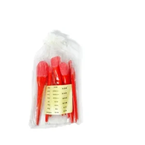 ست براش 10 عددی با کیف توری رنگ صورتی