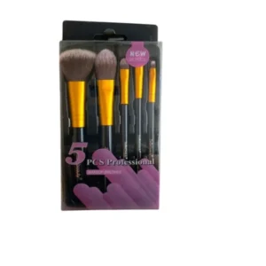 ست براش مینی سوییت بیوتی 5 عددی رنگ زرد