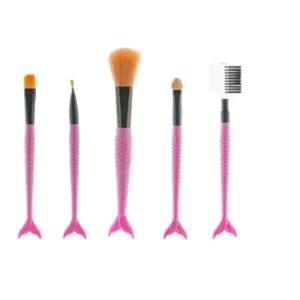 ست براش 5 عددی مدل پری دریایی با رنگ یاسی