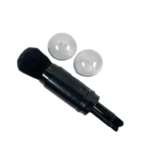 ست براش آرایشی استوانه رنگ مشکی 4 عددی