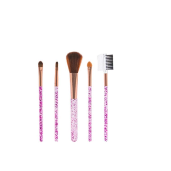 ست براش 5 عددی مدل Miss Yun رنگ صورتی