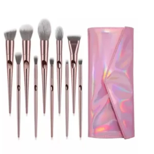 ست براش 10 تیکه همراه با کیف هلوگرامی