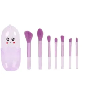 ست براش 7 عددی طرح باکس جوجه رنگ صورتی