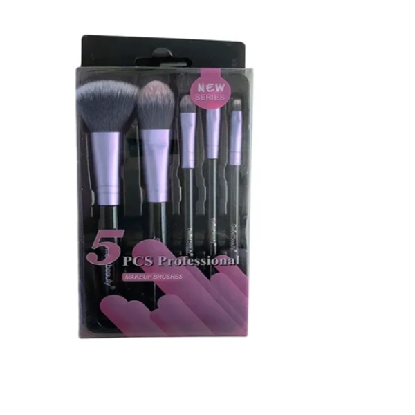 ست براش مینی سوییت بیوتی 5 عددی رنگ بنفش