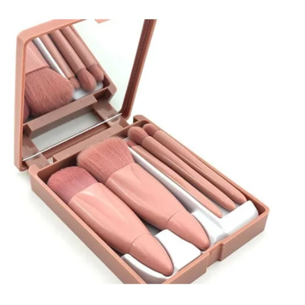 ست براش bh cosmetics جعبه ای مجموعه 5 عددی رنگ صورتی