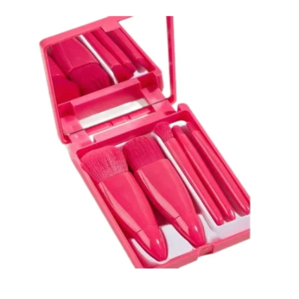 ست براش bh cosmetics جعبه ای مجموعه 5 عددی رنگ سرخابی