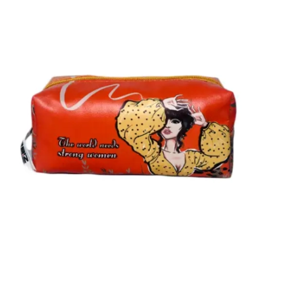 کیف آرایشی مکعبی زیبت میراکل مدل The world needs strong women