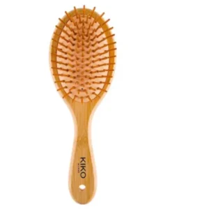 برس مو چوبی بامبو طرح بیضی بزرگ Kiko