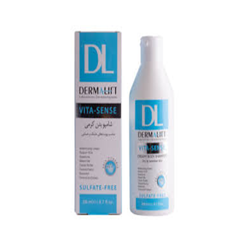 شامپو بدن کرمی ویتاسنس 200ml برند درمالیفت