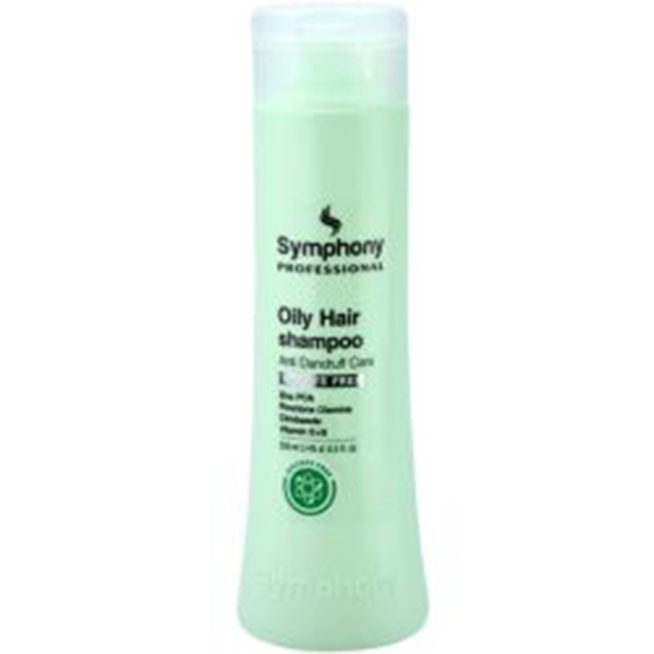 شامپو فاقد سولفات ضد شوره موهای چرب سیمفونی 250 میل