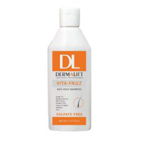 شامپو موهای وزدار ویتافریز 200ml برند درمالیفت