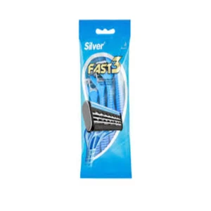 تیغ چندبار مصرف 3 لبه فست3 بسته 4 عددی