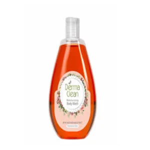 شامپو بدن مرطوب کننده و نرم کننده درماکلین عصاره شکوفه هلو 300ml