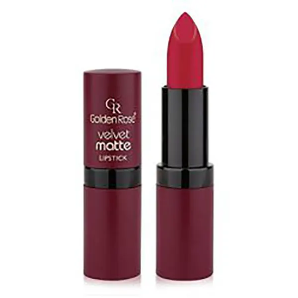 رژ لب جامد مات مخملی گلدن رز Velvet Matte