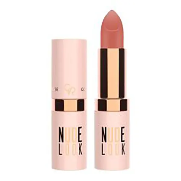 رژ لب جامد مات گلدن رز peachy nude Nude Look