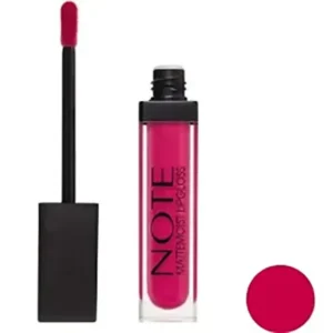 رژ لب مایع مات رنگ سرخابی وگان نوت