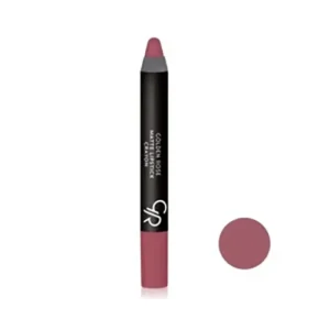 رژ لب گلدن رز کرایون شماره 08 ارغوانی مات