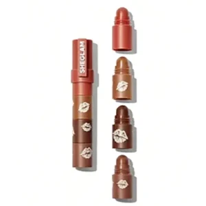 رژلب مگا 4 در 1 رنگ Brownie Stack