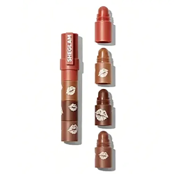 رژلب مگا 4 در 1 رنگ Brownie Stack