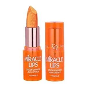 رژلب نارنجی گلدن رز مدل ژله ای حرارتی میراکل