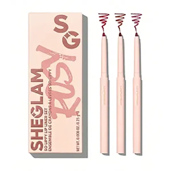 ست خط لب مجموعه 3 عددی رنگ Rose Garden