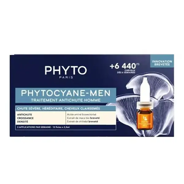 خرید سرم ضد ریزش و رویش مجدد آقایان مدل PHYTOCYANE فیتو